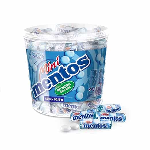 Mentos Mini Mint Classic Bucket Eimer