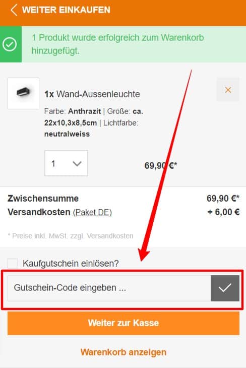 Möbel Inhofer Rabattcode einlösen