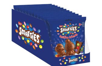 NESTLE SMARTIES Festive Friends weihnachtliche Figuren aus zartschmelzender Milchschokolade mit cre