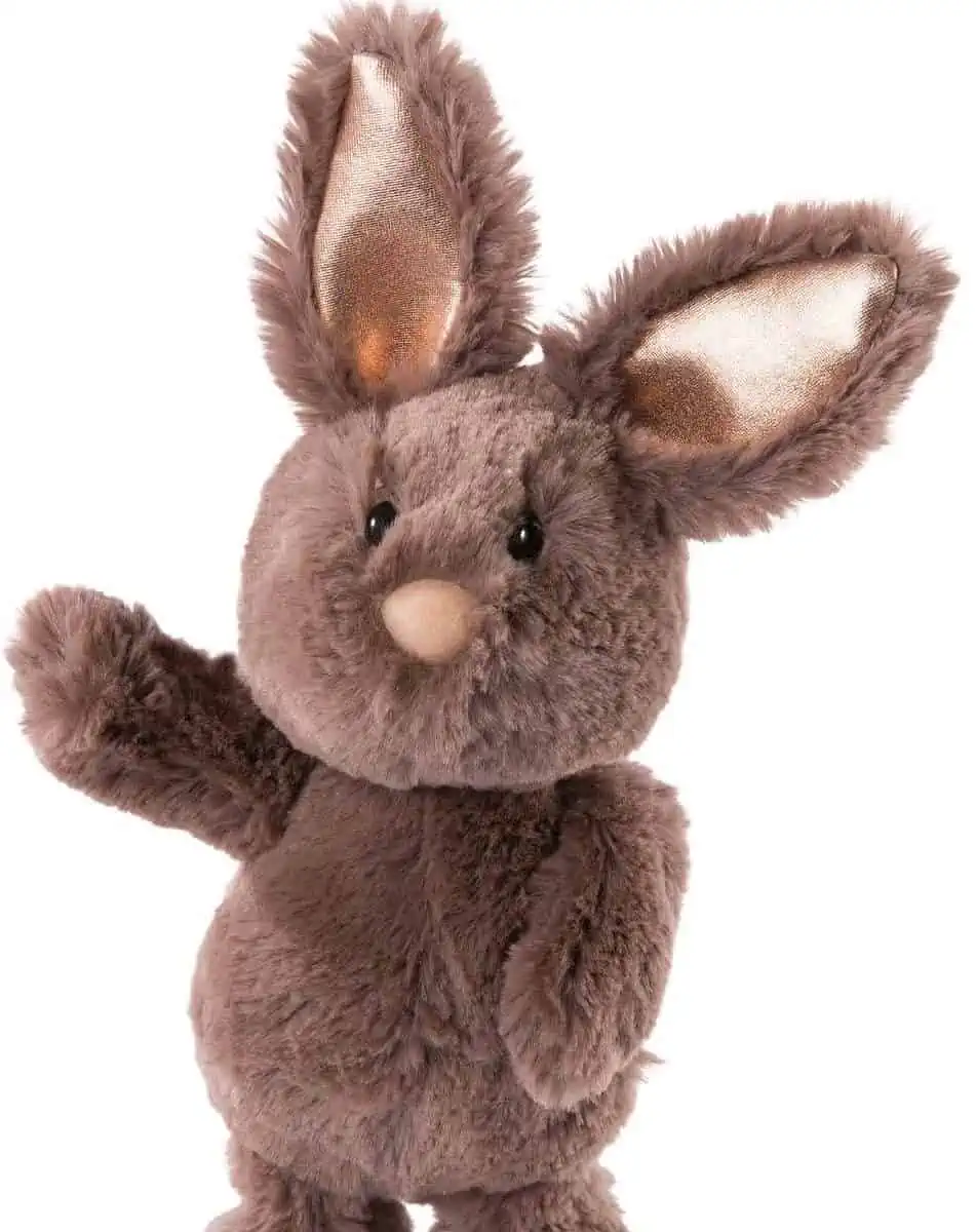 NICI 46334 Kuscheltier Hase (Dunkelbraun, 20cm)