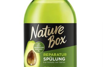 Nature Box Spuelung Reparatur ml Hair Repair Spuelung mit Avocado Oel repariert das Haar und sch