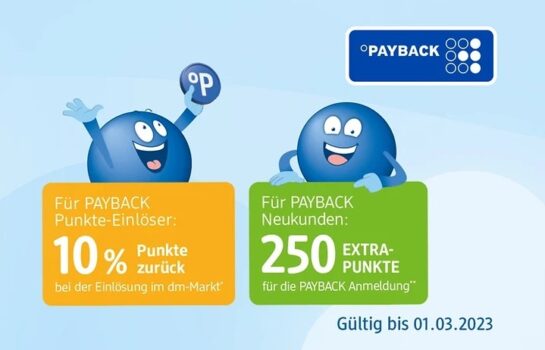 PAYBACK Punkte Woche bei dm