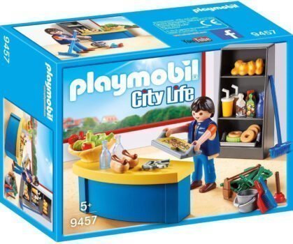 Playmobil City Life Hausmeister mit Kiosk