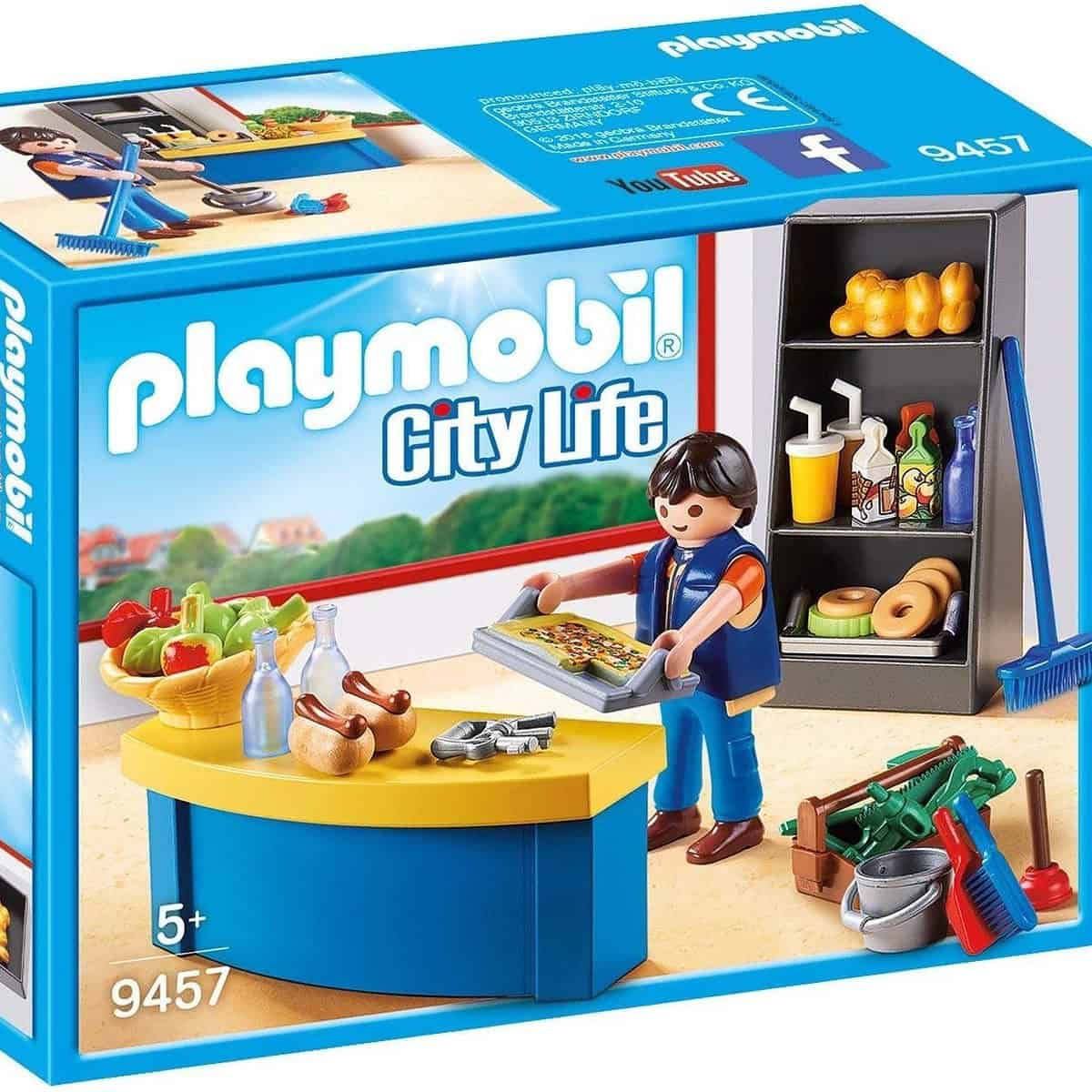 Playmobil City Life Hausmeister Mit Kiosk