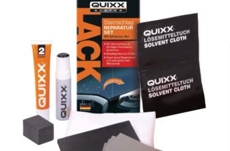 QUIXX Lack Steinschlag Reparatur Set Farbe schwarz Auto Lack Steinschlaege selber reparie