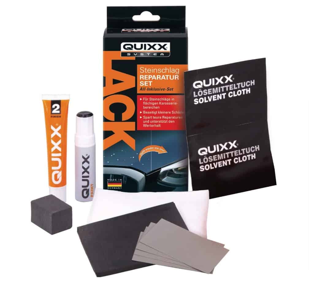 Quixx Lack Steinschlag Reparatur Set Farbe Schwarz Auto Lack Steinschlaege Selber Reparie