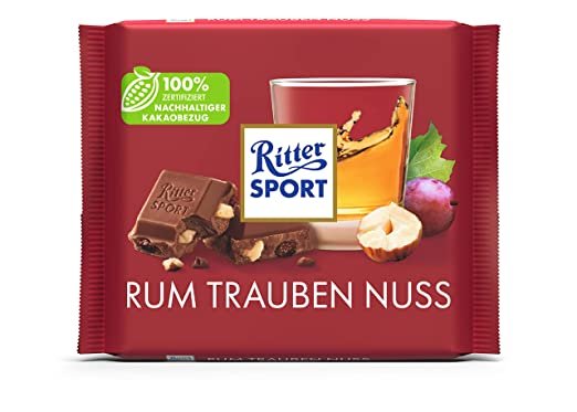 Ritter Sport Rum Trauben Nuss