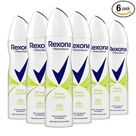 Rexona MotionSense Deo Spray Stress Control Anti-Transpirant 6er Pack (6x 150 ml) ab 7,92 € inkl. Prime-Versand