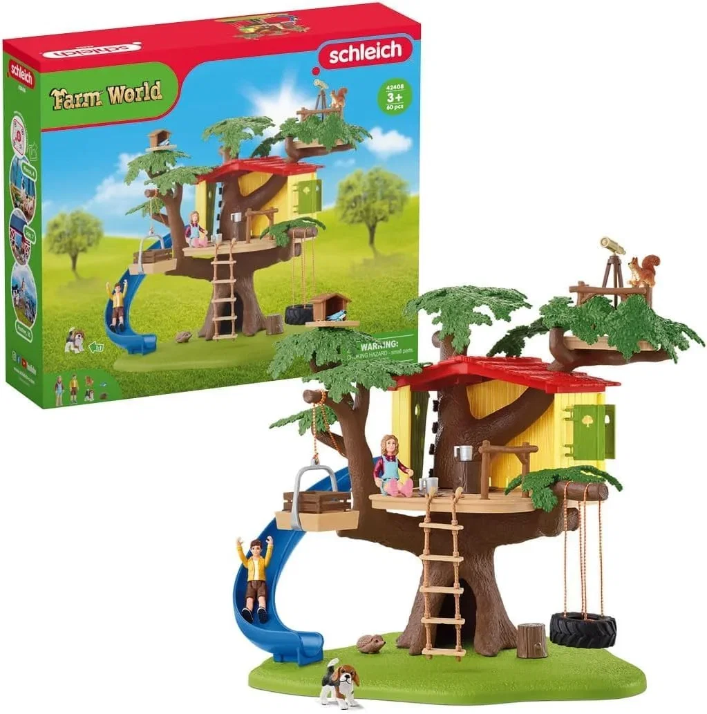 SCHLEICH 42408 Farm World Abenteuer Baumhaus