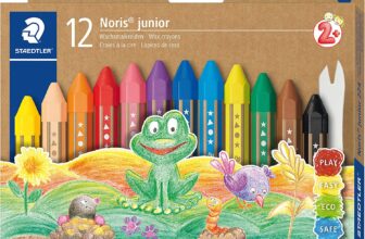 STAEDTLER Wachsmalkreide Noris junior Etui mit Farben