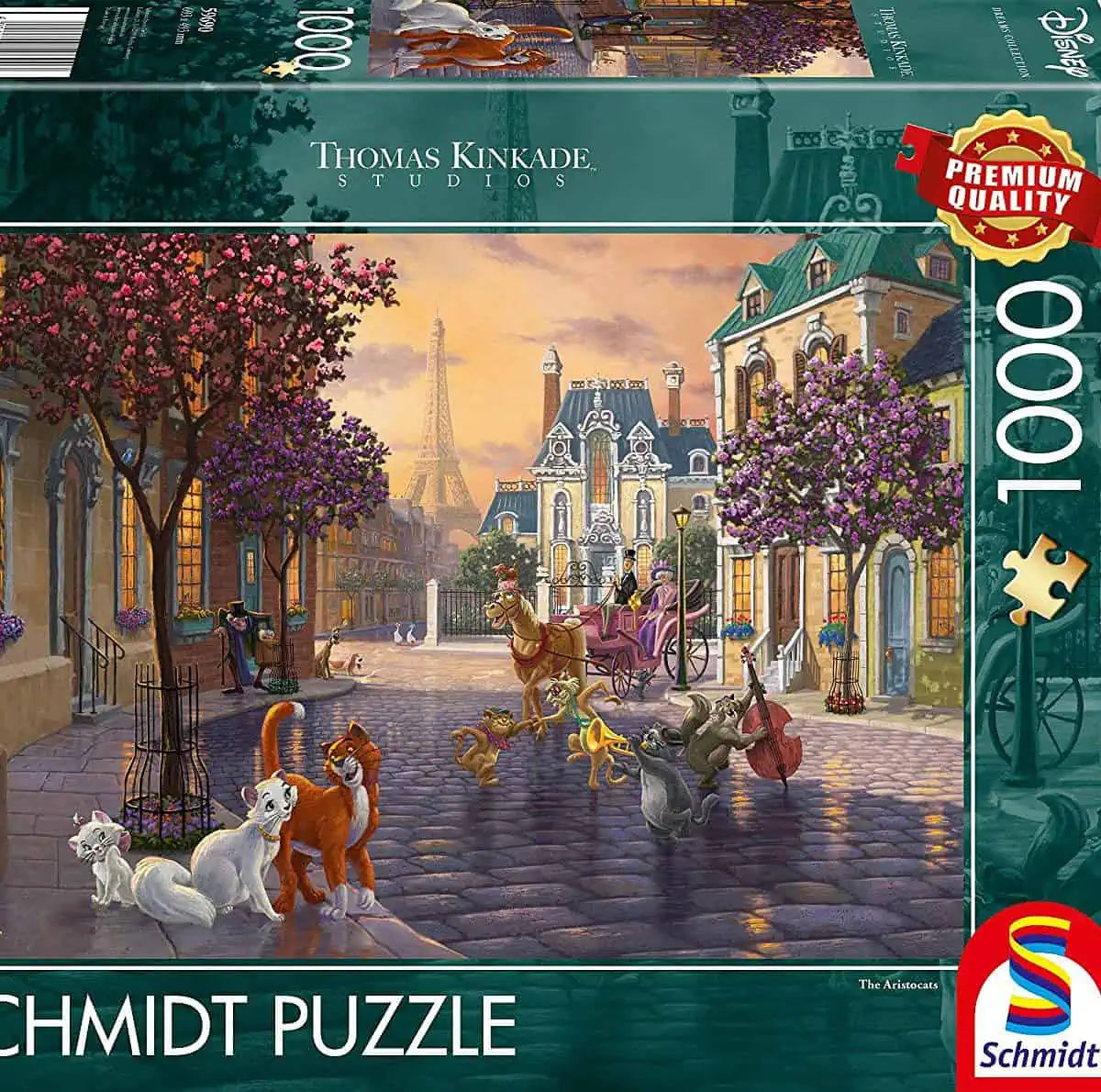 Schmidt Spiele 59690 Thomas Kinkade Disney „The Aristocats“ Puzzle (1.000 Teile) für 8,79 € inkl. Prime-Versand (statt 12,90 €)
