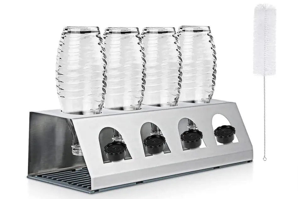 Sodastream Flaschenhalter, 4er Premium Flaschenhalter Abtropfhalter für 15,11 € inkl. Prime-Versand (statt 25,19 €)