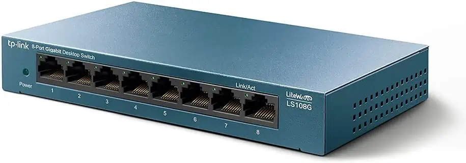TP-Link TL-LS108G LAN Switch 8 Port Netzwerk Switch für 18,59 € inkl. Prime-Versand (statt 24,99 €)