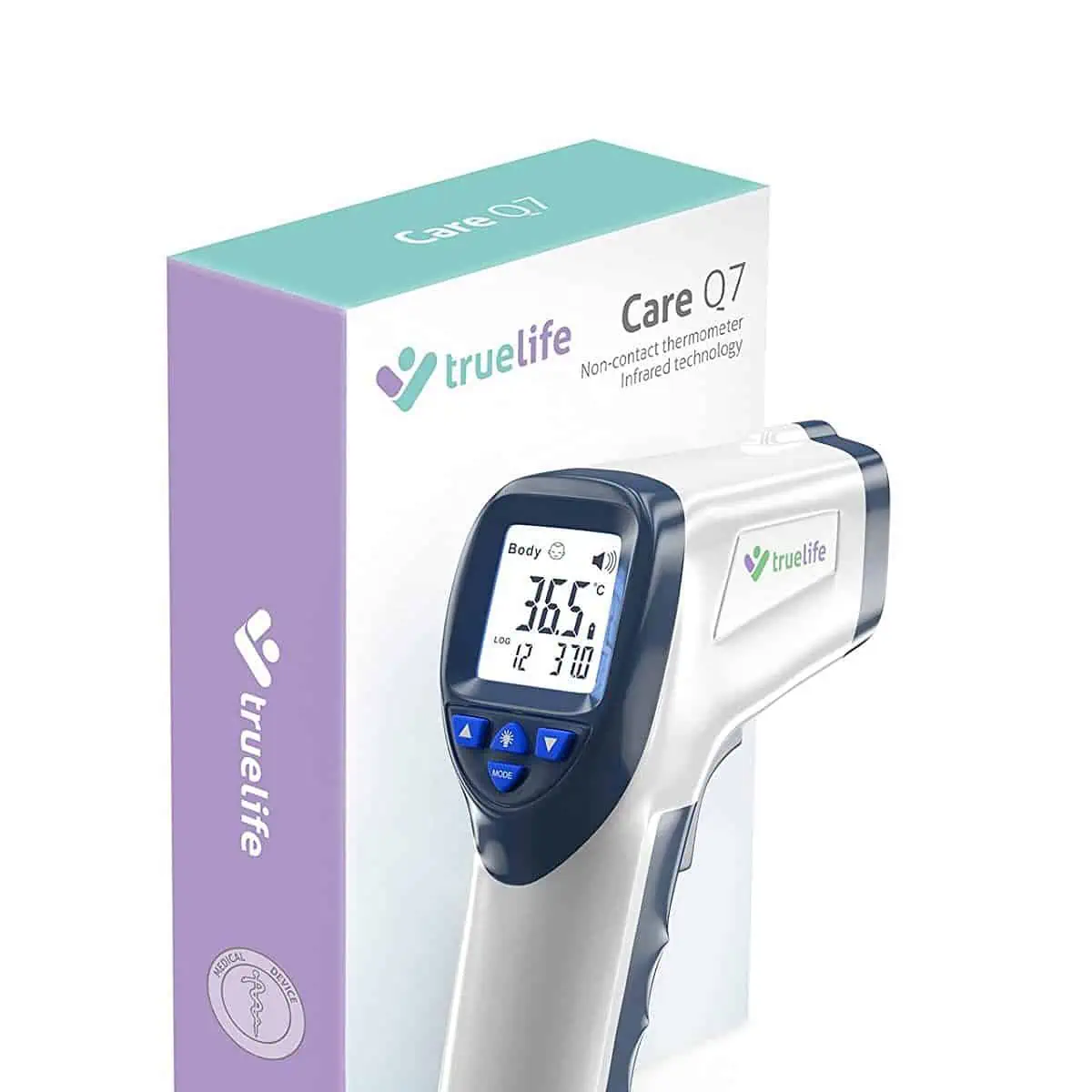 TrueLife Q7 Fieber-Stirnthermometer (LCD-Display, 2 Jahre Garantie) für 19,99 € inkl. Prime-Versand (statt 29,99 €)