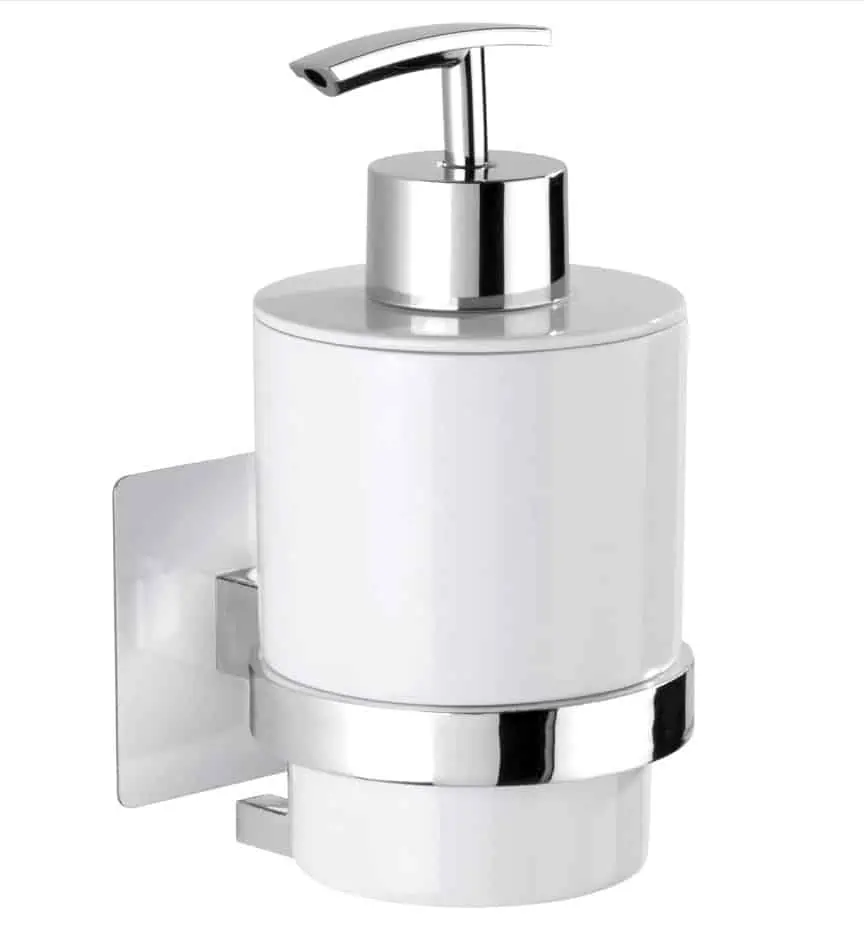 WENKO Turbo-Loc® Seifenspender Quadro – Befestigen ohne Bohren für 14,50 € inkl. Prime-Versand (statt 29,30 €)