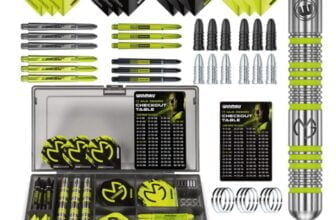 WINMAU MvG Dart Steeltip Geschenkset teiliges Dartset mit Saetzen Dartschaeften Saetzen Fluege und Zubehoer Amazon de Sport Freizeit