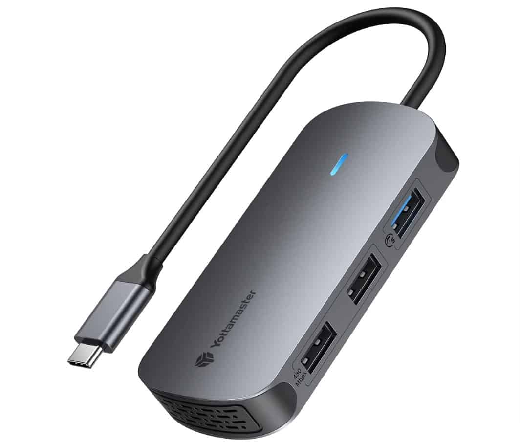 Yottamaster In Usb C Hub Pdw Usb C Adapter Unterstuetzt K@Hz Hdmi Usb A. Usb. Mult