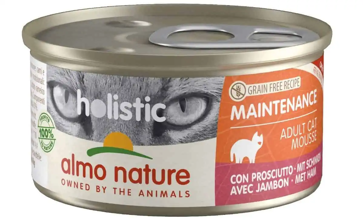 almo nature Holistic Maintenance mit Schinken, Alleinfutter für Katzen,Nassfutter 24er Pack (24 x 85g) ab 6,92 € inkl. Versand (statt 22,95 €)