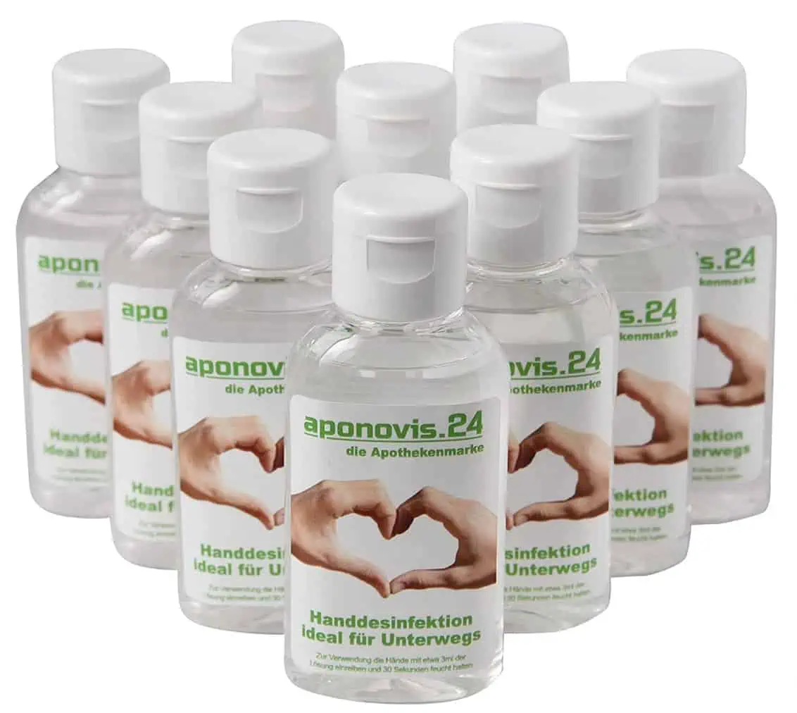 10x aponovis.24 Handdesinfektion für 5,90 € inkl. Prime-Versand (statt 12,90 €)