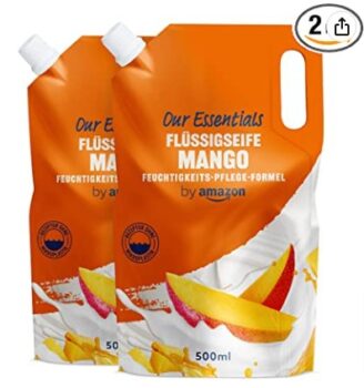 by Amazon Fluessigseife Nachfuellpackung Mango ml x Amazon de Beauty