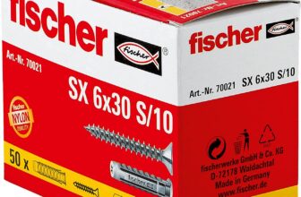 fischer Spreizduebel SX x S Schachtel mit Nylonduebeln und passenden Schrauben