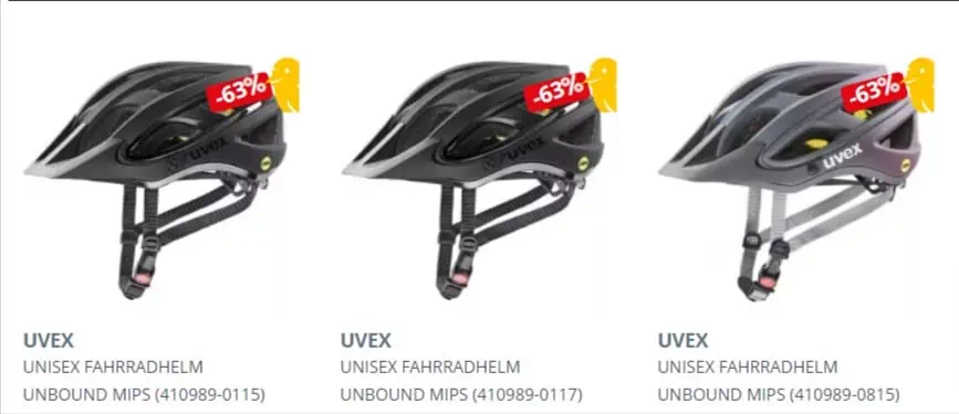 uvex Unbound Mips Unisex Fahrradhelm (Gr. 54 + 58) für 33,58 € inkl. Versand