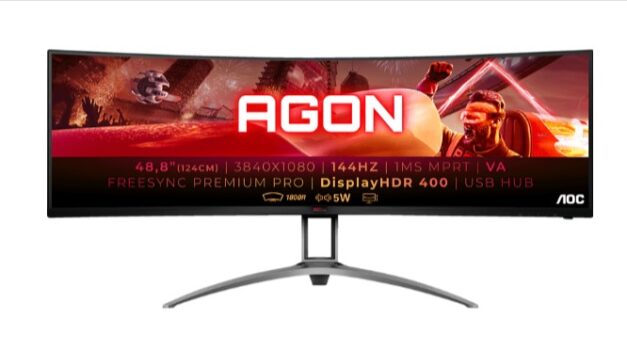 AOC AGQCX Zoll Full HD Gaming Monitor ms Reaktionszeit Hz MediaMarkt