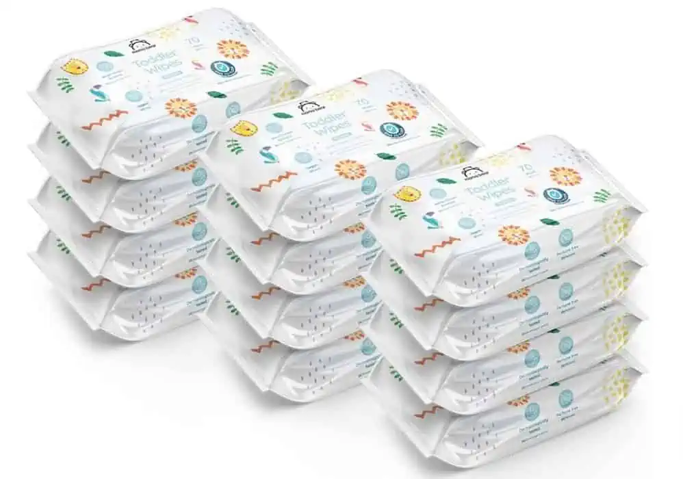 Amazon-Marke – Mama Bear Feuchtes Toilettenpapier für Kinder, 840 Tücher (12×70) ab 11,06 € inkl. Versand (statt 15,99 €)