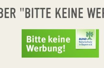 Aufkleber Bitte keine Werbung Aktionsmaterial fuer Infostaende und Demos BN Onlineshop