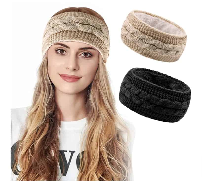 Chenever Stueck Winter Stirnband Damen Gestrickte Haarband Maedchen Verdicken Frauen Ohrenwaermer Haarband Winterstirnbaende