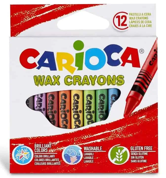 Carioca Pastelli a Cera Lavabili, 12 Pezzi (Wachsmaler) für 1,05 € inkl. Prime-Versand