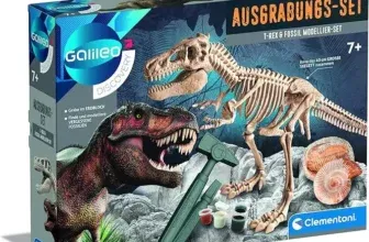 Clementoni Galileo Discovery Ausgrabungs-Set T-Rex und Fossil