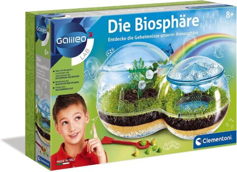 Clementoni Galileo Lab – Die Biosphaere Experimentierkasten fuer kleine Hobby Gaertner