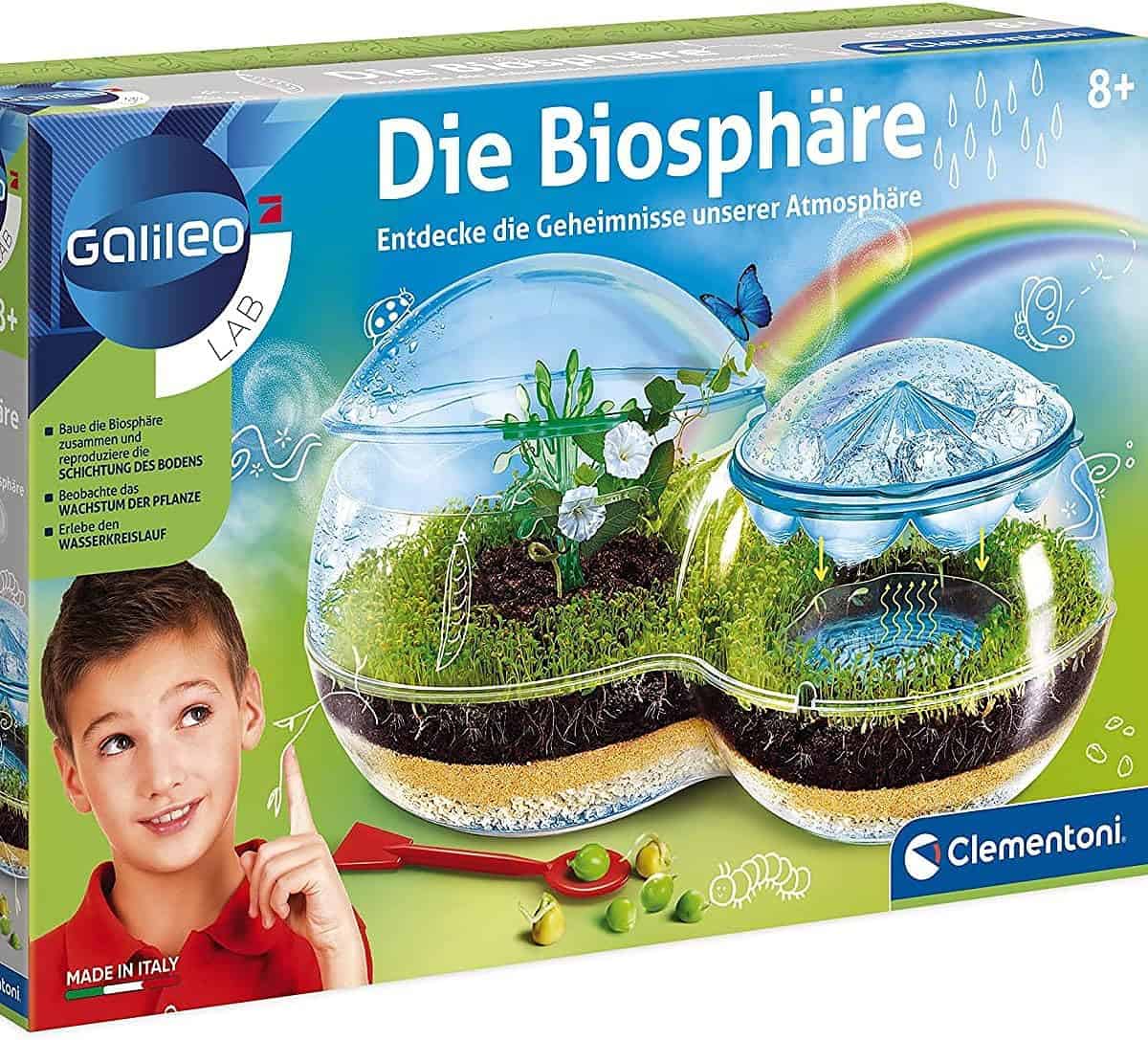 Clementoni Galileo Lab – Die Biosphäre - Experimentierkasten Für Kleine Hobby-Gärtner