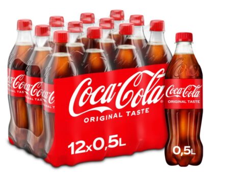 Coca Cola Classic pure Erfrischung mit unverwechselbarem Coke Geschmack in stylischem Kultdesign Einweg Flasche x ml Amazon de Lebensmittel Getraenke