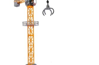 Dickie Toys Mega Crane cm – extra grosser Spielkran fuer Kinder von