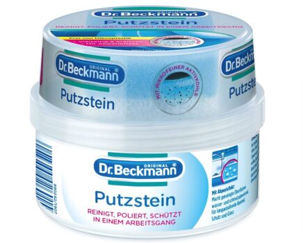 Dr. Beckmann Putzstein Universalreiniger fuer den ganzen Haushalt inkl. Phasen Putzschwamm