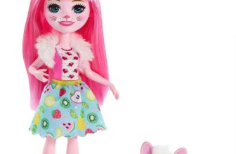 Enchantimals FXM Bree Bunny Puppe Twist Figur Puppe cm lange pinke Haare Tierohren s