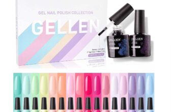 Gellen Nagellack Set Farblack Base Coat Top Coat UV Gel Stk Gellack Kit fuer Naegel Manikuere