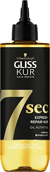 Gliss Kur 7 Sec Express-Repair Kur Oil Nutritive 200ml ab 3,99 € inkl. Prime-Versand