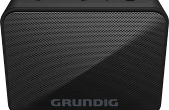 Grundig GBT Solo Black Bluetooth Lautsprecher Meter Reichweite mehr als Std. Spielzeit