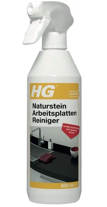 HG Naturstein-Arbeitsplatten-Reiniger 1er pack (3x 500 ml) für 5,79 € inkl. Versand (statt 20,00 €)