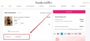 Hunkemoeller Rabattcode einlösen
