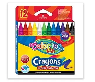 Kredki swiecowe Colorino Kids 12 kolorów (Wachsmalstifte) für 0,55 € inkl. Versand