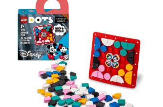 LEGO DOTS Micky und Minnie Kreativ Aufnaeher DIY Bastelset zum