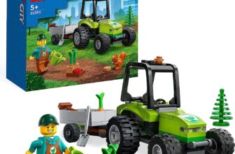 LEGO City Kleintraktor, Spielzeug Traktor mit Anhänger