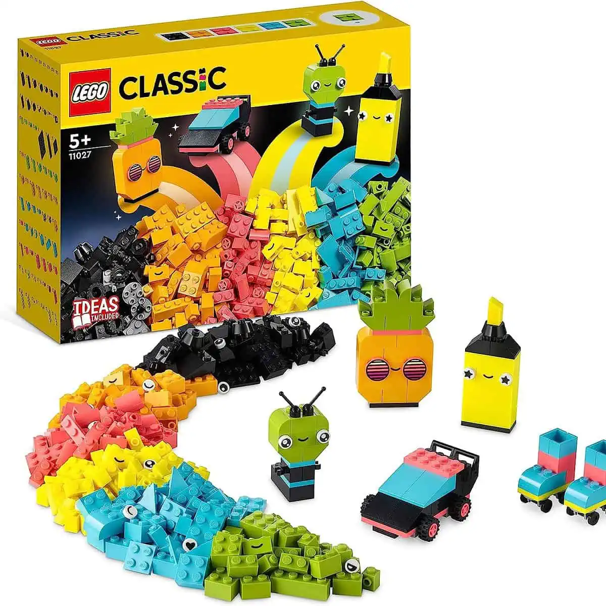 LEGO Classic Neon Kreativ-Bauset (11027) für 11,00 € inkl. Prime-Versand (statt 16,30 €)