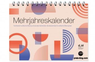 Gratis: Mehrjahreskalender kostenlos bestellen 📆 - Intersektionale politische Bildung