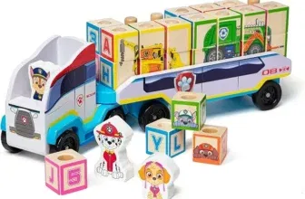 Melissa & Doug PAW Patrol ABC-Holzklötze LKW