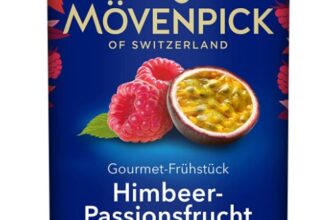 Mövenpick Gourmet-Frühstück Himbeer-Passionsfrucht auf Teller